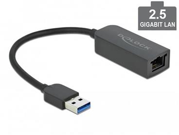 Delock Adaptér USB Typ-A samec na 2,5 Gigabit LAN kompaktní