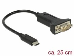 Delock Adaptér USB Type-C™ > 1 x Sériový DB9 RS-232