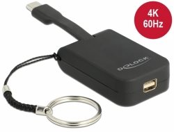 Delock Adaptér USB Type-C™ na mini DisplayPort (DP Alt Mód) 4K 60 Hz - klícenka