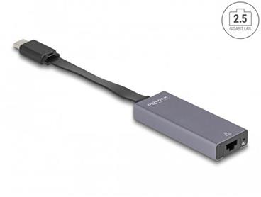 Delock Adaptér USB Type-C™ sítě 2,5 Gigabit LAN, tenký