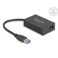 Delock Adaptér USB Typu-A sítě 1 x SFP Gigabit LAN