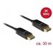 Delock Aktivní optický kabel Displayport 1.2 samec > Displayport samec 4K 60 Hz 30 m