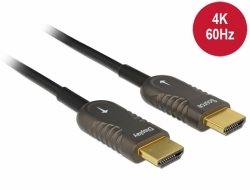 Delock Aktivní optický kabel HDMI-A samec > HDMI-A samec 4K 60 Hz 40 m