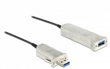 Delock aktivní optický kabel USB 3.0-A samec > USB 3.0-A samice 20 m