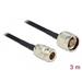 Delock Antenna Cable N plug > N jack LMR195 low loss 3 m