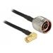 Delock Antenna cable N Plug > RP-SMA Plug 90° CFD200 0.3 m low loss