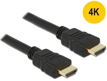 Delock Cable High Speed HDMI with Ethernet – HDMI A male > HDMI A male 4K 0.5 m
