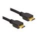 Delock Cable High Speed HDMI with Ethernet - HDMI A male > HDMI A male 4K 3m