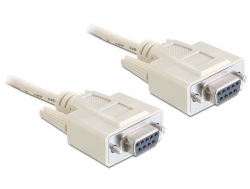Delock Cable serial Null modem 9 pin female / female 3 m