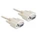 Delock Cable serial Null modem 9 pin female / female 5 m