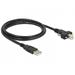 Delock Cable USB 2.0 type A male > USB 2.0 type B male with screws 1 m