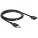 Delock Cable USB 3.0 type A male > USB 3.0 type Micro-B male with screws 1 m