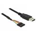 Delock Cable USB male > TTL 6 pin pin header female 1.8 m (5 V)
