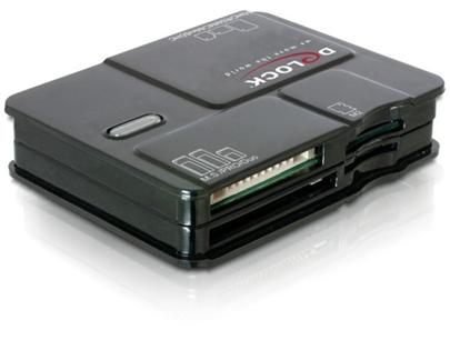 DeLock Card Reader USB2.0 All in1 6xSlots