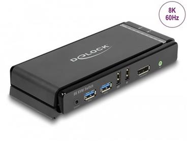 Delock DisplayPort 1.4 KVM Switch 8K 60 Hz s USB 5 Gbps a Audio