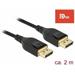 Delock DisplayPort kabel 8K 60 Hz 2 m DP 8K certifikováno