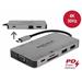 Delock Dokovací stanice USB Type-C™ 4K - HDMI / VGA / USB 3.1 / SD / LAN / PD 3.0