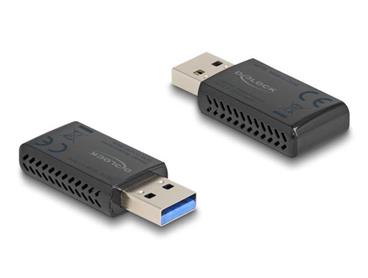 Delock Dvoupásmový Wi-Fi 6 WLAN USB adaptér AX1800 (1201 + 574 Mbps)