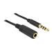 Delock Extension Cable Audio Stereo Jack 3.5 mm male / female 4 pin, 2m