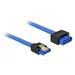 Delock Extension cable SATA 6 Gb/s receptacle straight > SATA plug straight 100 cm blue latchtype