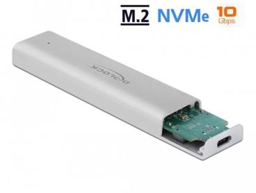 Delock Externí pouzdro pro M.2 NVMe PCIe SSD se SuperSpeed USB 10 Gbps (USB 3.2 Gen 2) USB Type-C™ samice