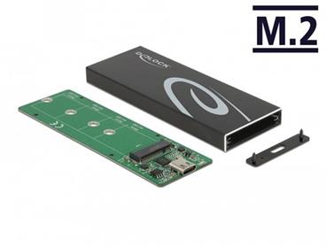 Delock Externí pouzdro pro M.2 SATA SSD se USB Type-C™ samice