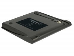 Delock Externí skříň pro 5.25” Ultra Slim disky SATA 9,5 mm na USB Typ-A samec