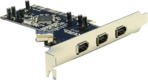 Delock FireWire PCI adaptér 3+1, +Video Studio 7 + kabel