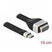 Delock FPC plochý stuhový kabel, USB Type-C™ na VGA (DP Alt Mode), 13 cm