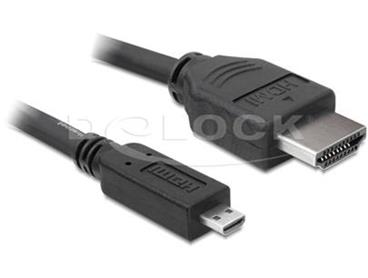 Delock HDMI 1.4 kabel A/D samec/samec, délka 2 metry