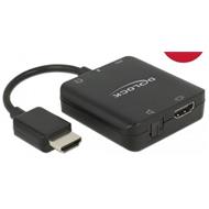 Delock HDMI Audio Extractor 4K 60 Hz compact