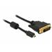 Delock HDMI kabel Micro-D samec > DVI 24+1 samec 2 m