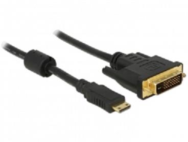 Delock HDMI kabel Mini-C samec > DVI 24+1 samec 1 m
