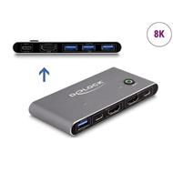 Delock HDMI KVM Switch 8K 60 Hz s USB 5 Gbps