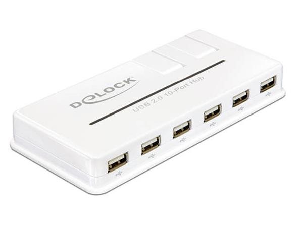 Delock Hub USB 2.0 externí 10 porty