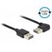Delock Kabel EASY-USB 2.0 Typ-A samec > EASY-USB 2.0 Typ-A samec pravoúhlý levý / pravý 0,5 m
