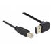 Delock Kabel EASY-USB 2.0 Typ-A samec pravoúhlý nahoru / dolů > USB 2.0 Typ-B samec 3 m