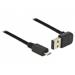 Delock Kabel EASY-USB 2.0 Typ-A samec pravoúhlý nahoru / dolů > USB 2.0 Typ Micro-B samec 0,5 m