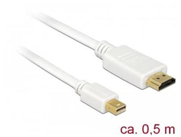 Delock Kabel mini Displayport 1.1 samec > HDMI-A samec 0,5 m