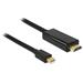Delock Kabel mini Displayport 1.1 samec > HDMI-A samec 2 m