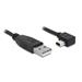 Delock kabel USB 2.0 A-samec > USB mini-B 5-pin samec pravoůhlý, 3 metry