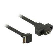 Delock Kabel USB 3.1 Gen 2 key A 20 pin samec > USB 3.1 Gen 2 USB Type-C™ samice montáž na panel 45 cm