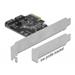 Delock Karta PCI Express SATA se 2 porty - Low Profile