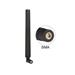 Delock LTE Antenna SMA 0 ~ 4 dBi Omnidirectional Rotatable with Flexible Joint black