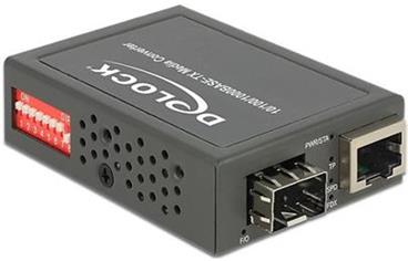 Delock Media konvertor 10/100/1000Base-T to SFP, kompaktní
