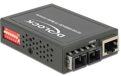 Delock Media Konvertor 1000Base-LX SC SM 850 nm 550 m, kompaktní
