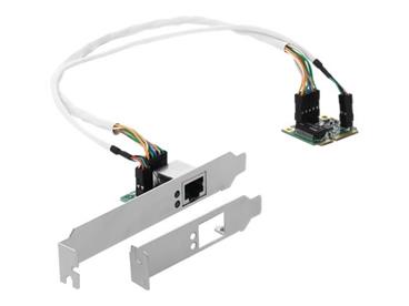 Delock Mini PCIe I/O PCIe half size 1 x Gigabit LAN Low Profile