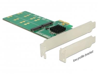 Delock PCI Express Karta > 4 x interní M.2 Key B - Low Profile
