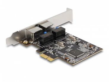 Delock PCI Express x1 karta na 2 x RJ45 Gigabit LAN