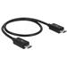 Delock Power Sharing Cable Micro USB-B male > Micro USB-B male OTG